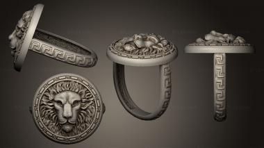 Jewelry rings Ring Leon sign 3d model